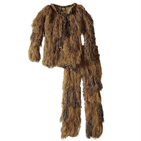 Red Rock 5-Piece Ghillie Suit Desert Camo Youth Size 10-12