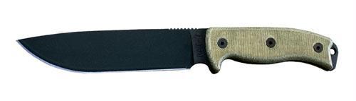 Ontario RAT7 7 in Fixed Blade Micarta Handle Nylon Sheath