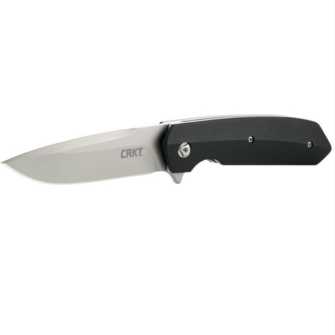 CRKT Maven Folder 3.68 in Plainedge Blade Black G10 Handle