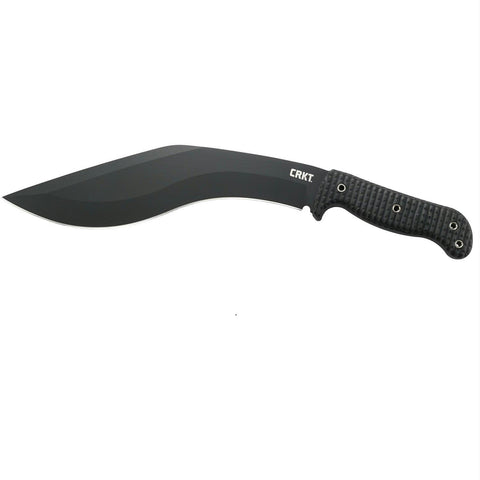 CRKT Kuk 10.56 in Black Blade GRN Handle with a Nylon Sheath