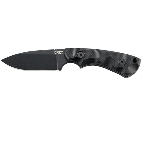 CRKT SIWI Fixed Blade 3.34 in Black Plainedge G10 Handle