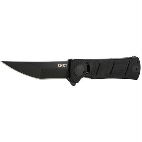CRKT Goken Folder 3.69 in Black Plainedge Blade G10 Handle