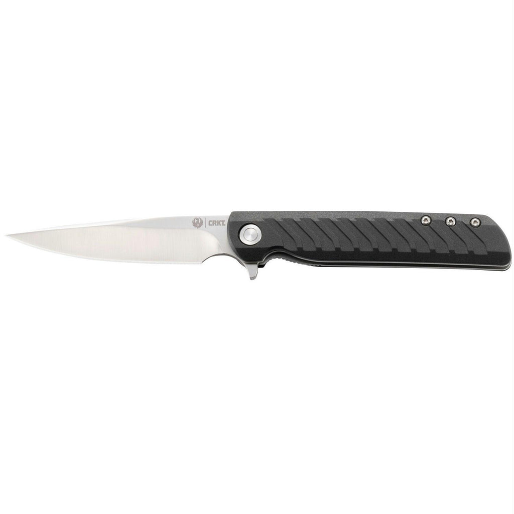 Ruger LCK Folder 3.33 in Plain Blade GRN Handle