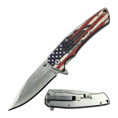 MTech USA Spring Assisted Knife 3.25in Blade 7.75in Overall