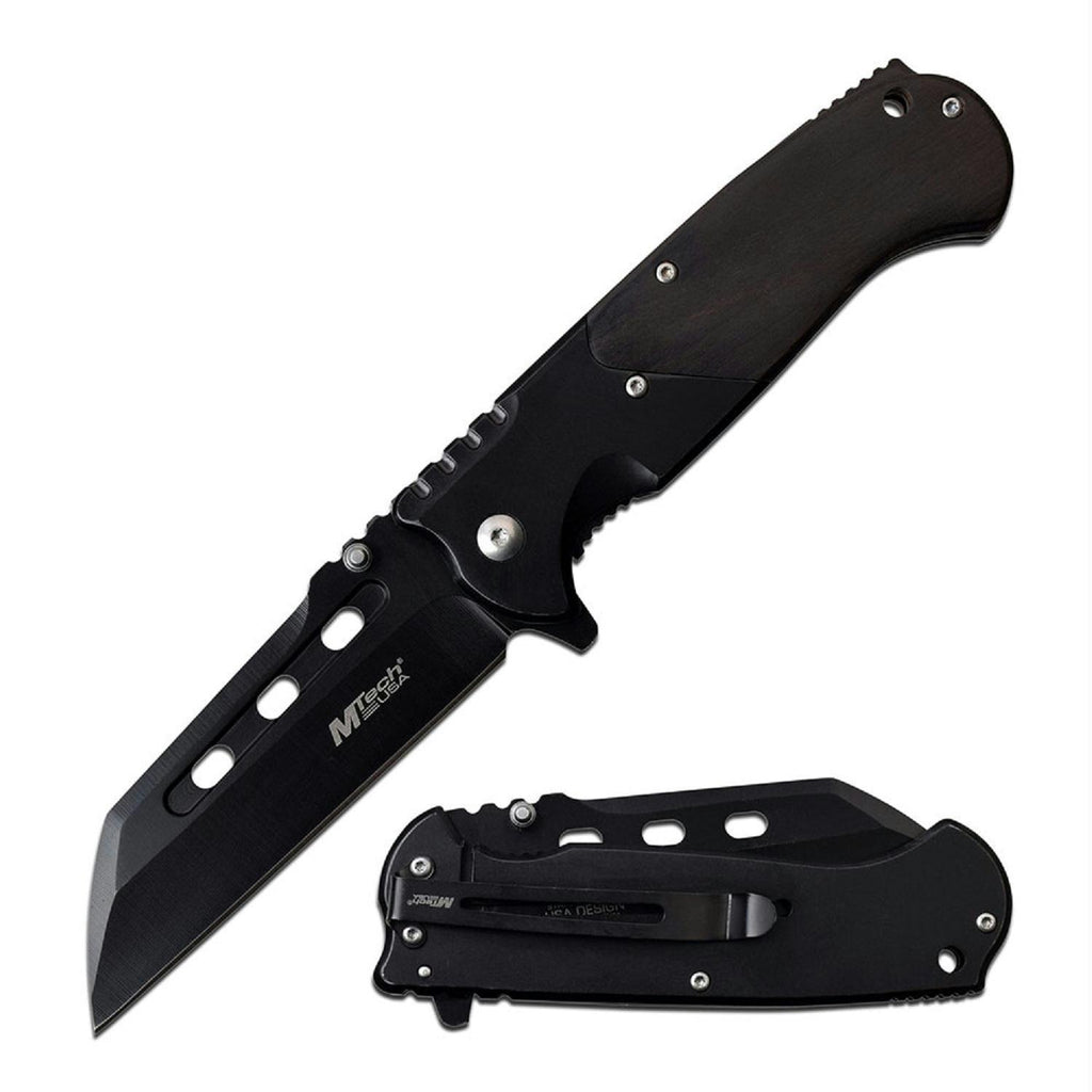 MTech USA Spring Assisted Knife 3.75in Blade 8.5in Open Blk