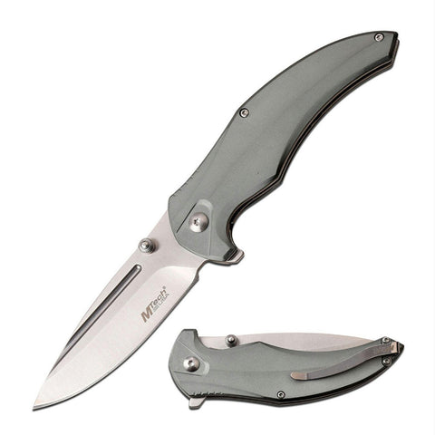 MTech USA Manual Folder w-Ball Bearing Pivot 3.5inBlade-Grey