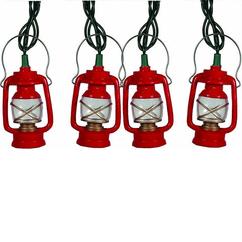 Rivers Edge Light Set 10' Deluxe Red-Green Camping Lantern