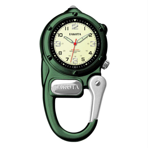 Dakota Green Mini Clip Microlight Watch