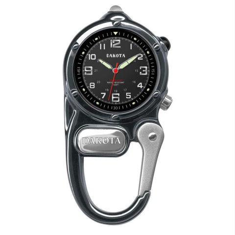 Dakota Gunmetal Mini Clip Microlight Watch
