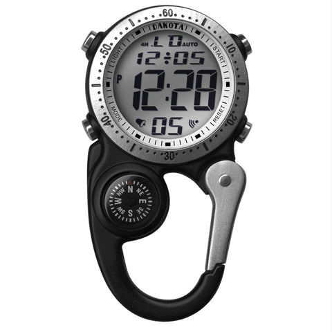 Dakota Black Digi Clip Watch