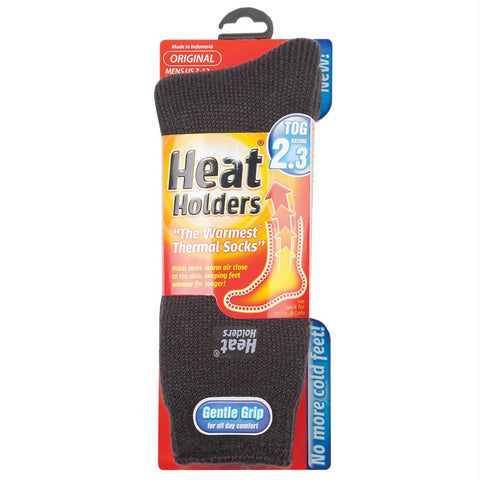 Heat Holders Mens Thermal Socks Charcoal