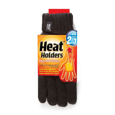 Heat Holders Ladies Gloves - Black L-XL
