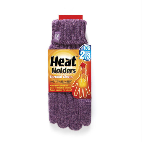 Heat Holders Ladies Gloves - Purple S-M