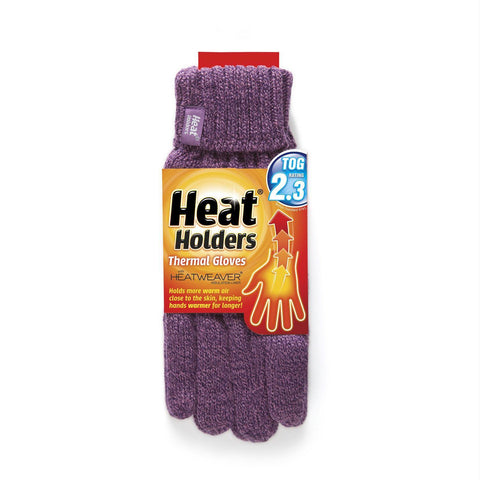 Heat Holders Ladies Gloves - Purple L-XL