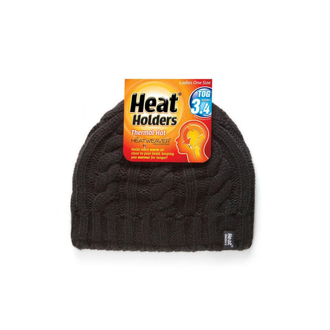 Heat Holders Ladies Hat One Size - Black