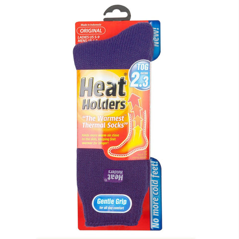 Heat Holders Womens Thermal Socks Purple