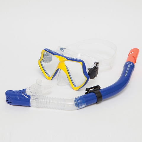Nat Geo VEA2 Cmb Mask and VIVA 2 Snorkel Blue-YL SM