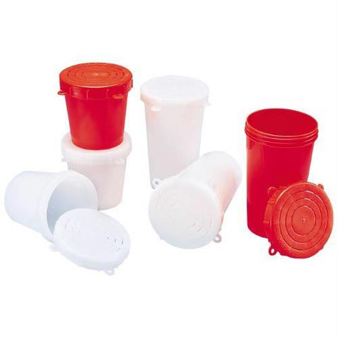 Scotty Crab Diner Bait Jar c-w Lid 1-2 Litre Natural White