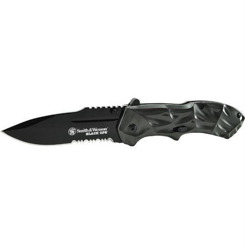 Smith & Wesson 3rd Gen Black Ops Serrated Knife Magic Asst