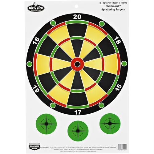 Birchwood Casey PREGAME Shotboard 12x18 Target 8PK