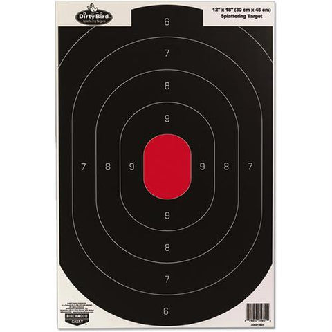 Birchwood Casey Dirty Bird 12ix18i Silhouette Target 8PK