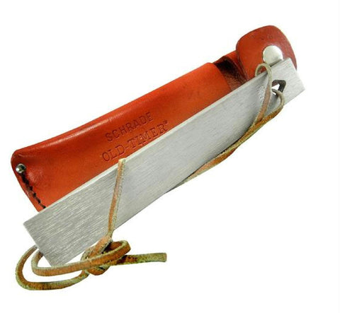 Old Timer Honesteel with Brown Leather Belt Sheath
