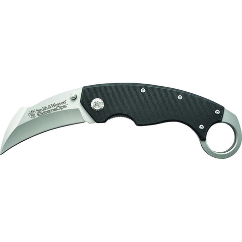 Smith & Wesson Extreme Ops Liner Lock Karambit Folding Knife