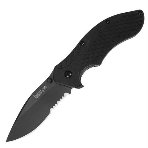 Kershaw Clash Assisted 3.25 in Black Comboedge Black GFN
