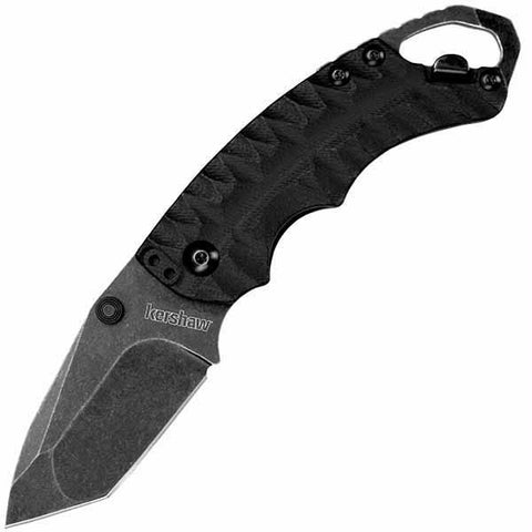 Kershaw Shuffle II Linerlock 2.25 Blackwash Plain Black GFN