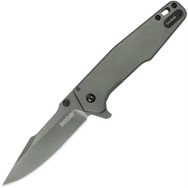 Kershaw Ferrite Assisted 3.25 in Gray Ti Plainedge Gray SS