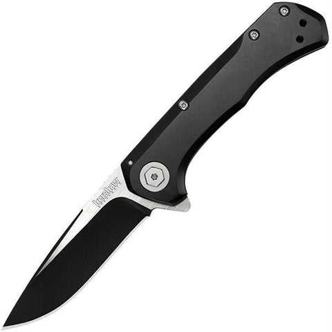 Kershaw Showtime Assisted 3.0 in Two Tone Plain Black SS