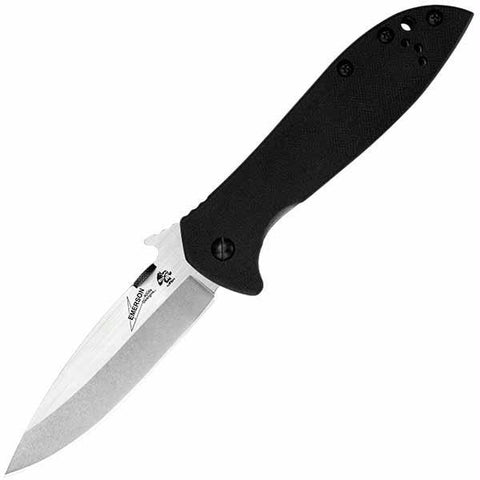 Kershaw Emerson CQC-4KXL 3.9 in Stonewash Plain Black SS