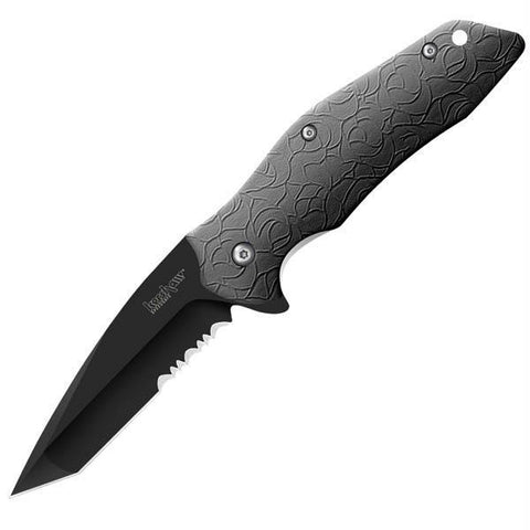Kershaw Kuro Assisted 3.125 Black Comboedge Black GFN