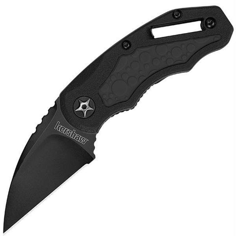 Kershaw Decoy Linerlock 2.5 in Black Plainedge Black GFN