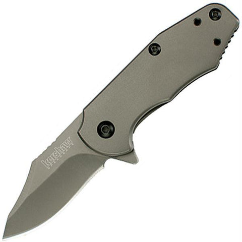 Kershaw Ember Assisted 2.0 in Gray Plainedge Gray Stainless