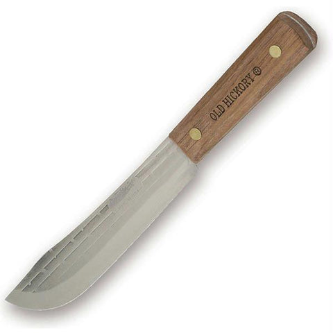 Ontario Old Hickory 7 " Butcher Knife Wood Handle