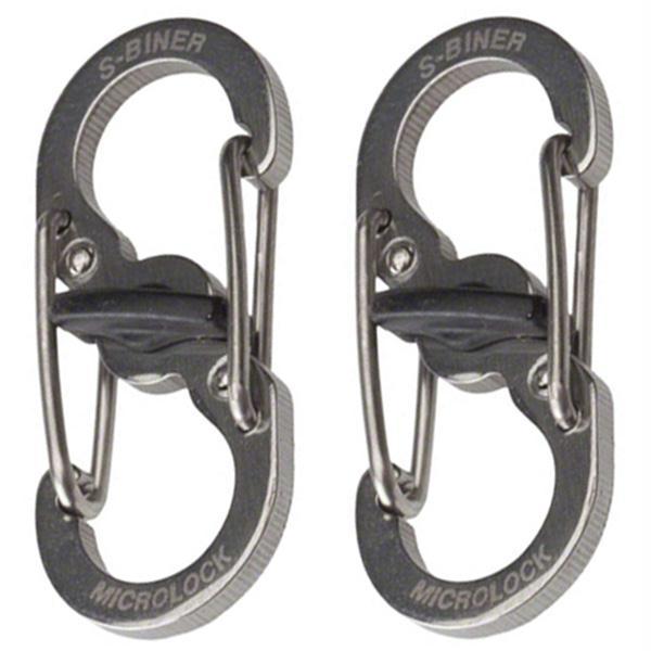 Nite Ize MicroLock Stainless Steel S-Biner 2 Pack