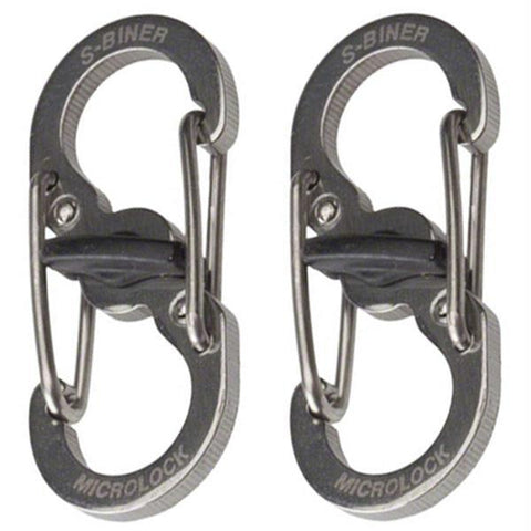 Nite Ize MicroLock Stainless Steel S-Biner 2 Pack