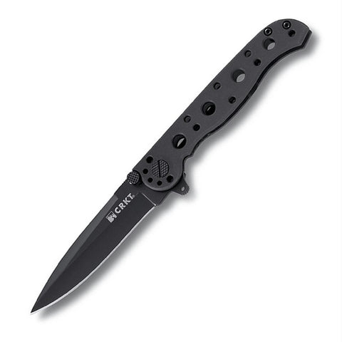 CRKT M16-01KS Folder 3.1 Black Spear Point Plain SS Handle