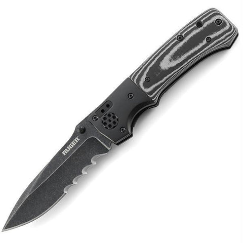 Ruger All-Cylinders ComboEdge Folding Knife