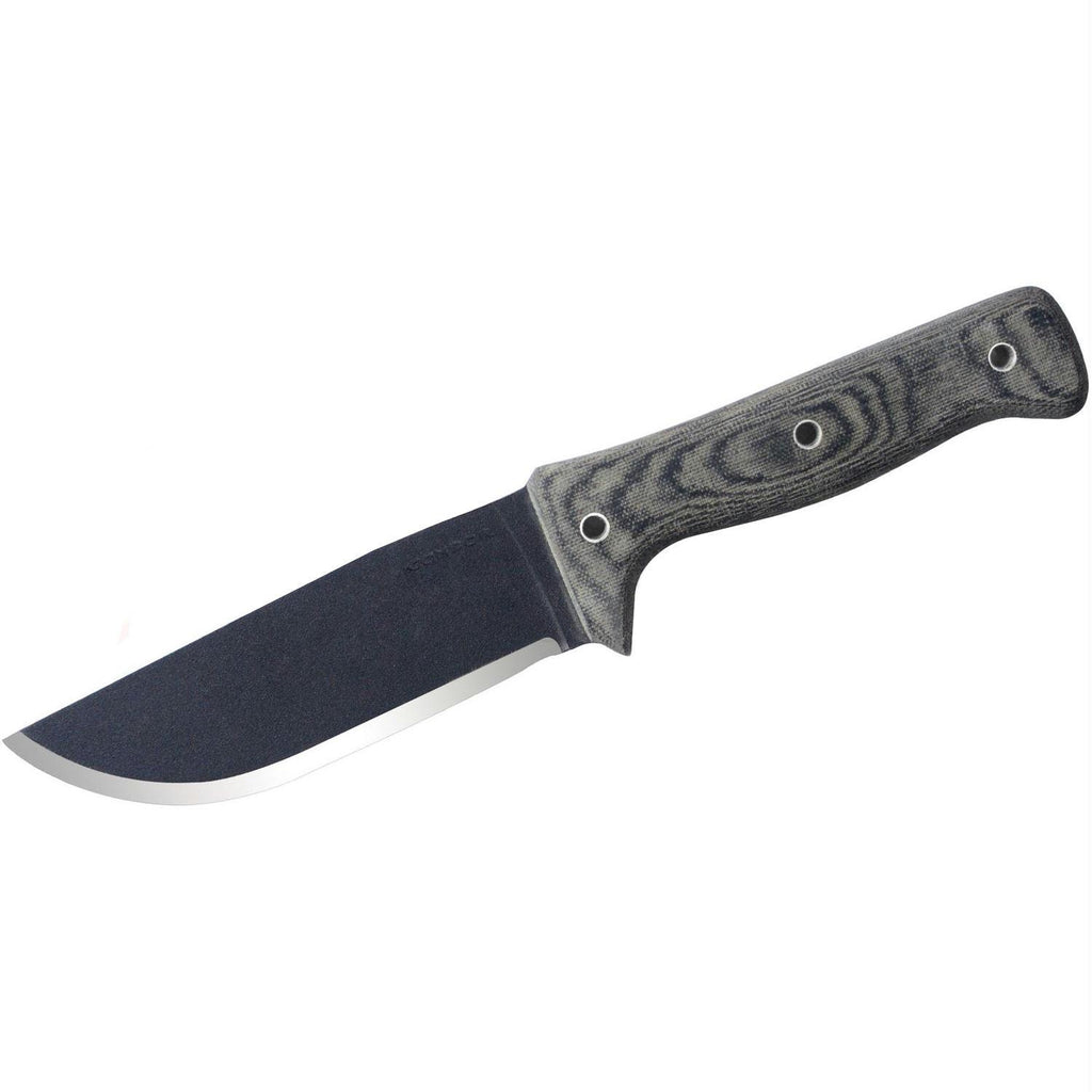 Condor Crotalus Fixed Plain Edge Knife with Sheath 5.5 Inch
