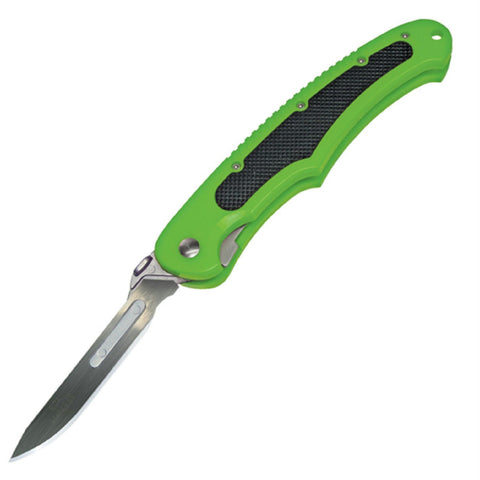 Havalon Knives Piranta Bolt Folding Knife Flourescent Green