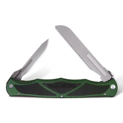 Havalon Knives Hydra Double Blade Folding Knife Hunter Green
