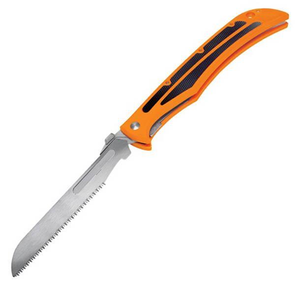 Havalon Knives Baracuta Saw Blade Folding Knife Orange