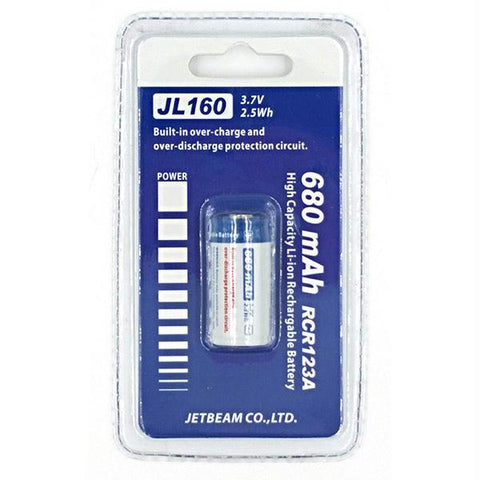 Jetbeam RCR123A Battery