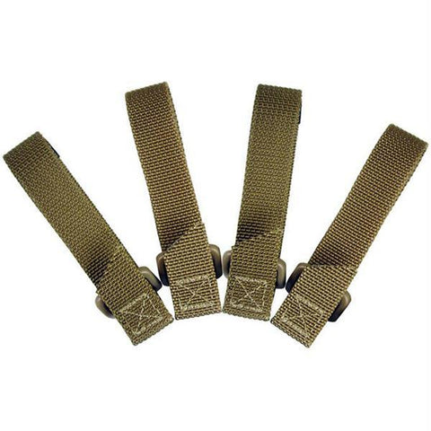 Maxpedition 3 Inch TacTie Khaki 4 Pack