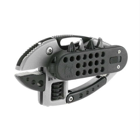 CRKT Guppie 2.0 Black Plainege Silver Body