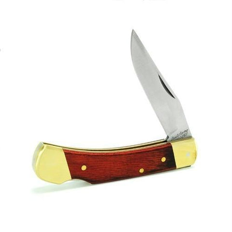 Schrade Smokey Lockback Knife W-Leather Sheath