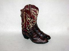 Rivers Edge Cowboy Boot Wine BottleHolder 929