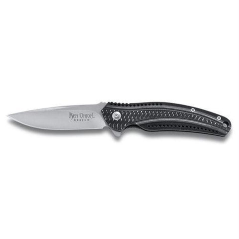 CRKT Ripple Folder 3.12 Plainedge Black Aluminum Handle